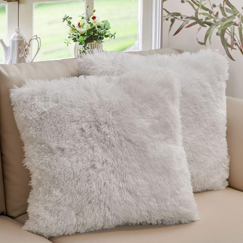 Faux Fur Throw Pillow