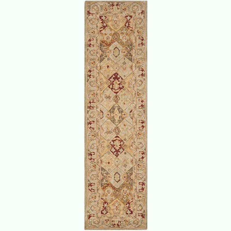 Anatolia AN530 Hand Tufted Runner Rug  - Beige/Multi - 2'3"x12' - Safavieh.