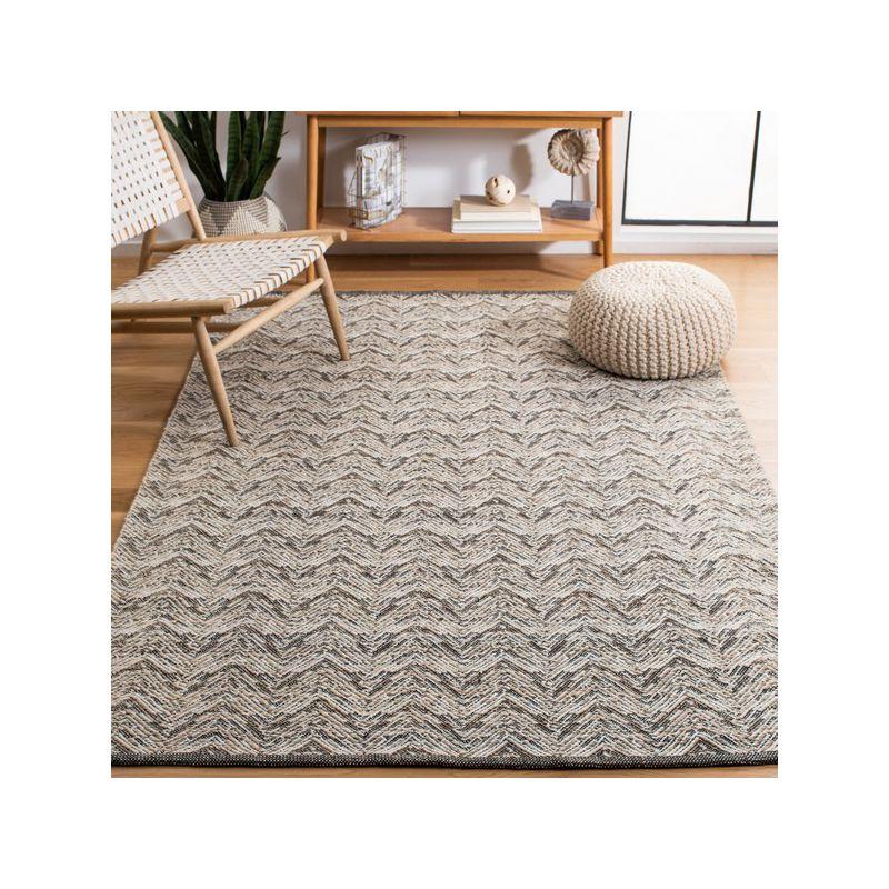 Kilim KLM729 Flat Weave Area Rug - Beige/Black - 8'x10' - Safavieh
