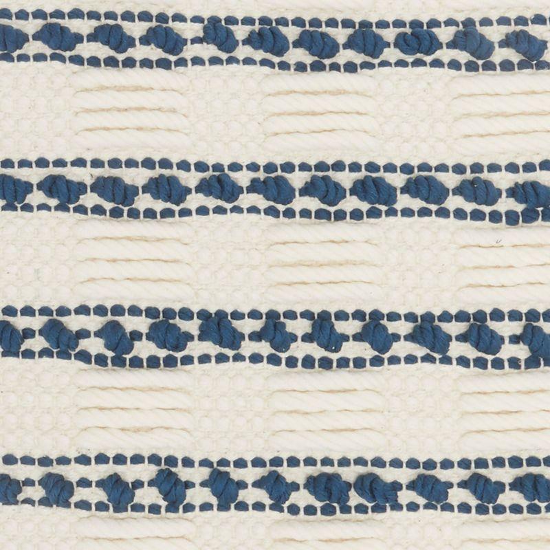 Mina Victory Striped Cotton, Polyester Throw Pillow