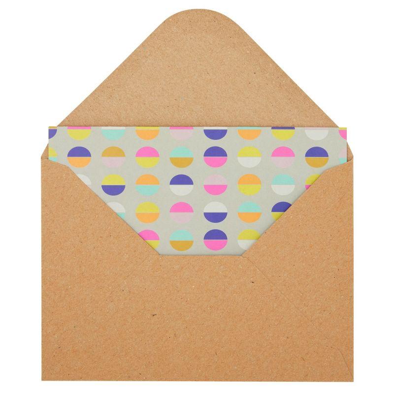 Juvale Kraft Paper Invitation Envelopes 4x6 for Special Occasions like Weddings A6 V-Flap Brown Envelopes (50 Pack)