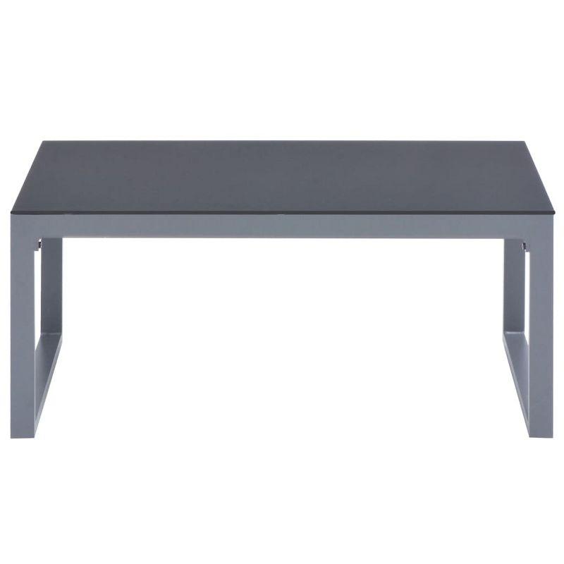 vidaXL Coffee Table 35.4 in.x19.7 in.x15.7 in. Aluminum