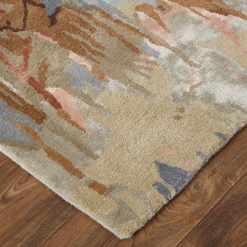 Dafney Transitional Floral & Botanical Tan/Gray/Green Area Rug