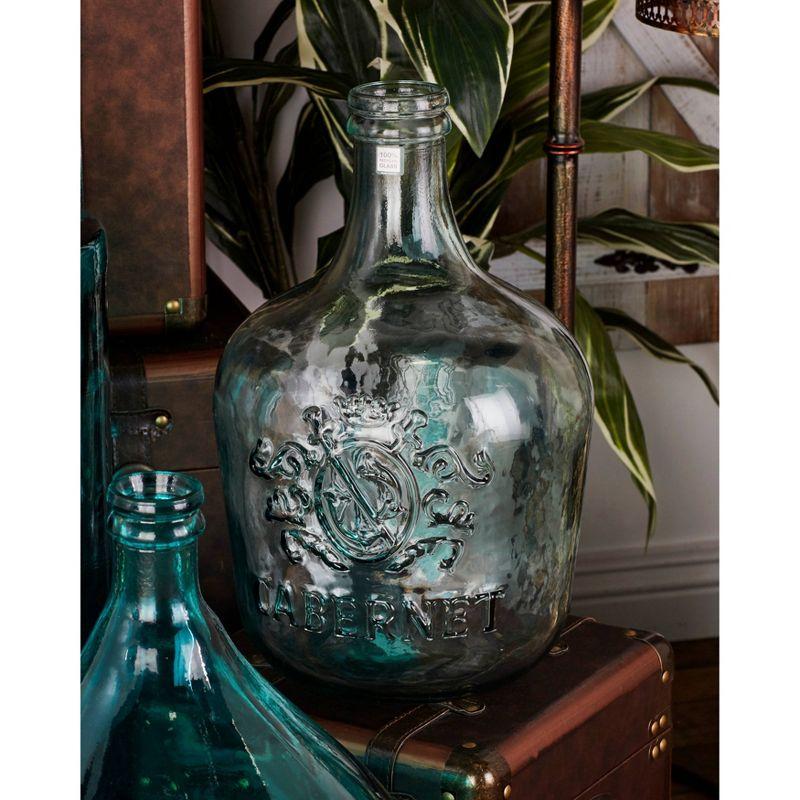 Contemporary Glass Jug Vase (17") - Olivia & May