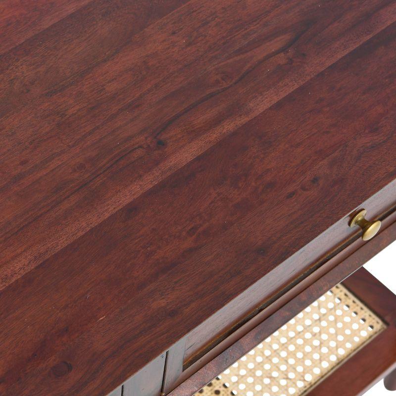 Storied Home Maxwelton Console Table Brown