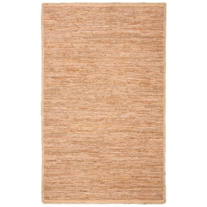 Cape Cod 6' x 9' Camel Natural Wool Cotton Area Rug