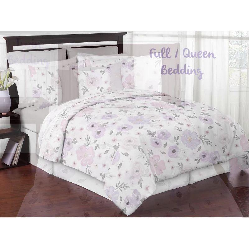Watercolor Microfiber Comforter Set