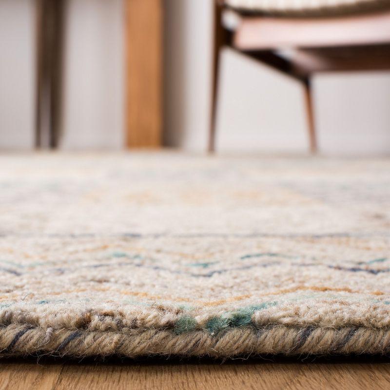 Aspen APN291 Hand Tufted Area Rug  - Blue/Gold - 3'x5' - Safavieh.