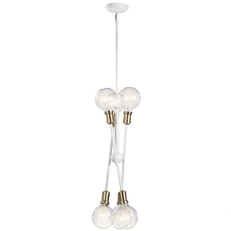 George Oliver 6 - Light Dimmable Sputnik Modern Linear Chandelier