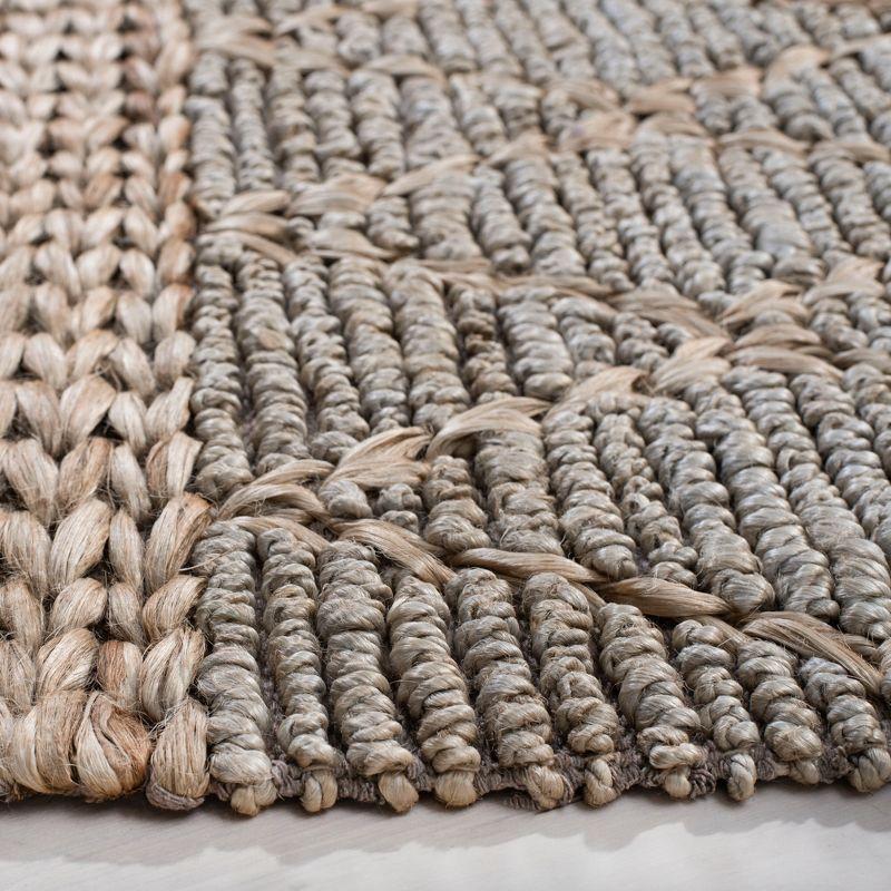 Natural Fiber NF951 Hand Loomed Indoor Area Rug - Silver - 6'x9' - Safavieh