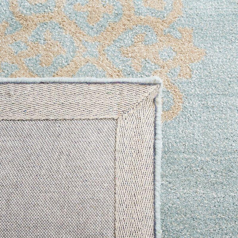 Soho SOH724 Hand Tufted Indoor Area Rug - Turquoise/Yellow - 3'6"x5'6" - Safavieh