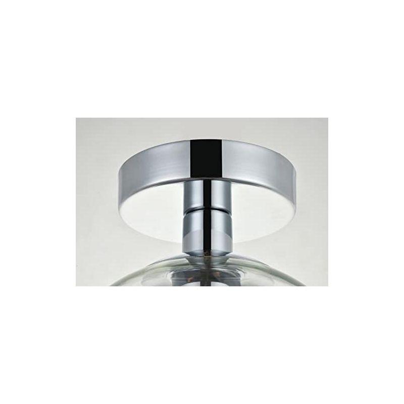 Childerley Single Light Glass Semi Flush Mount