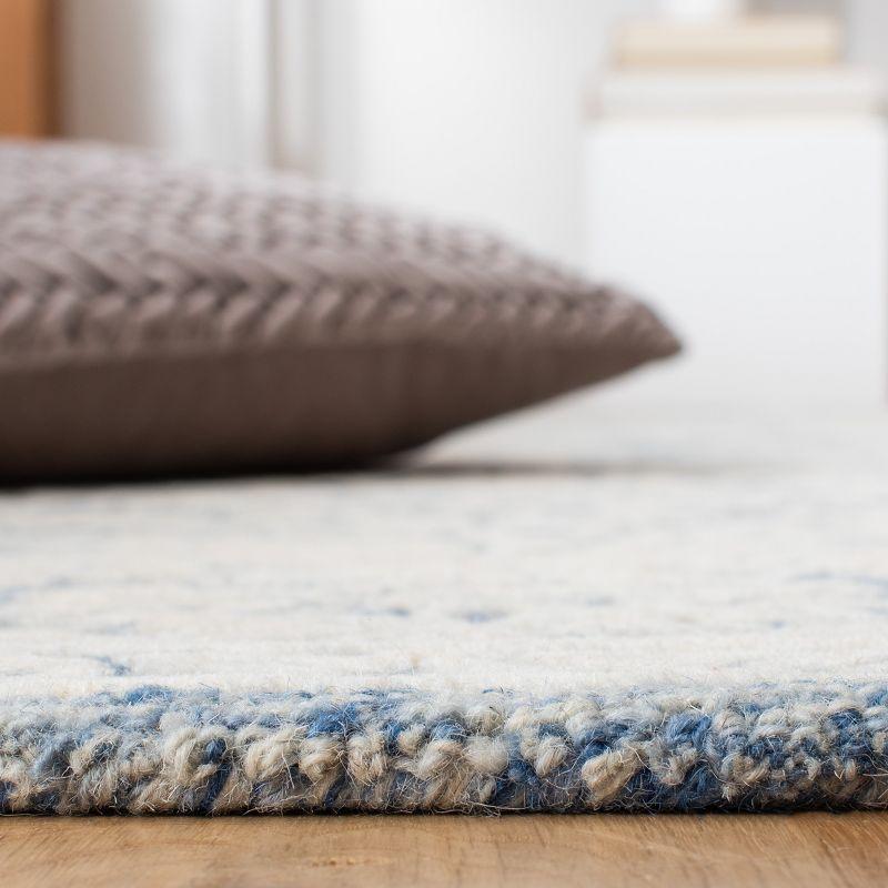Metro MET864 Hand Tufted Indoor Accent Rug - Blue/Ivory - 3'x5' - Safavieh