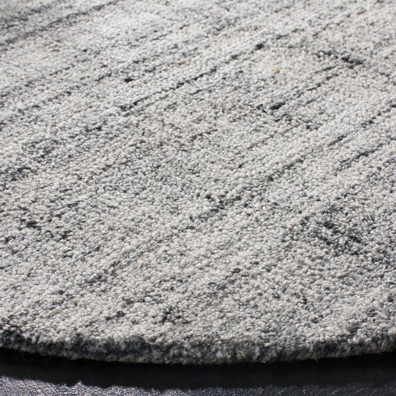 Gudinas Handmade Tufted Gray/Black Area Rug