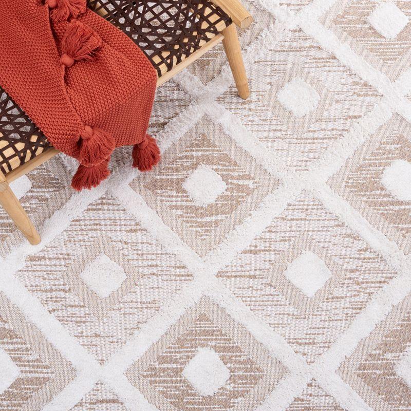 Augustine AGT730 Machine Made Indoor Area Rug - Ivory/Beige - 6'-4"x9'-6" - Safavieh