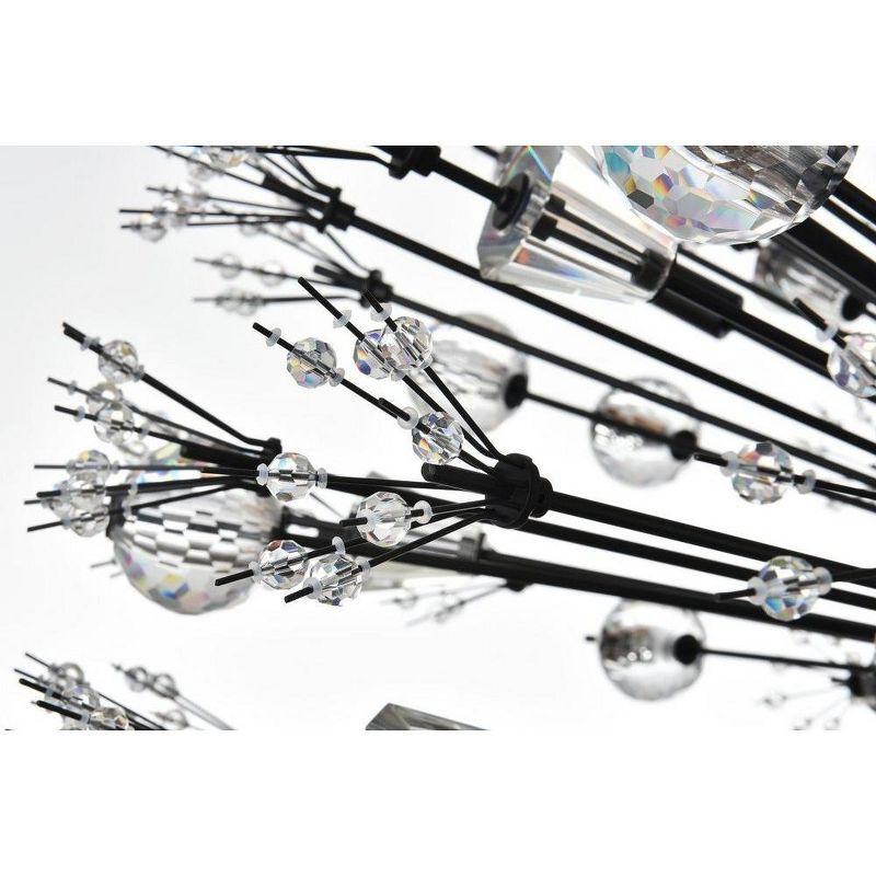 Elegant Lighting Vera 38 - Light Pendant in  Black