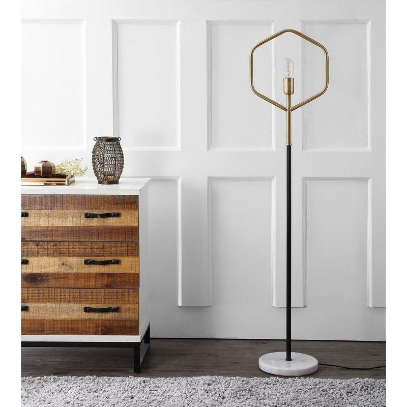 Mave Floor Lamp - Gold/Black - Safavieh