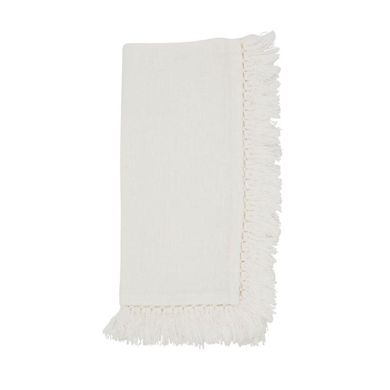 Refined Rustic Fringe Edge 20" Napkin (Set of 4)