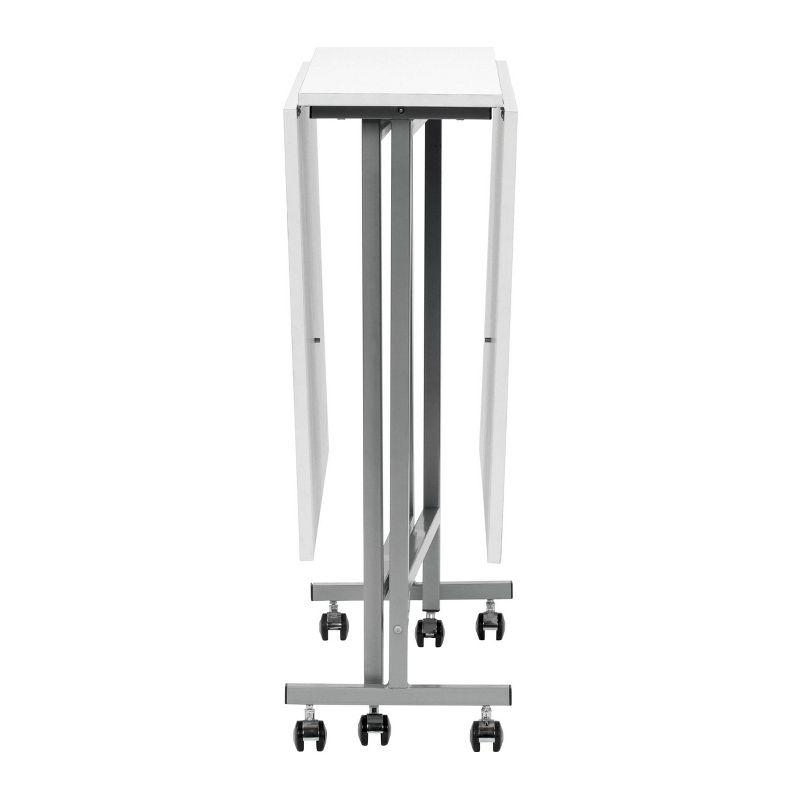 Sew Ready 58.75'' x 36.5'' Foldable Craft Table with Wheels