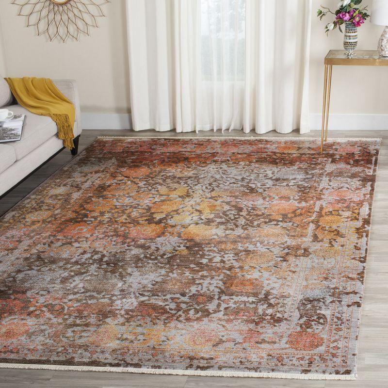 Hand-Knotted Elegance Gray Synthetic 5' x 7' Area Rug