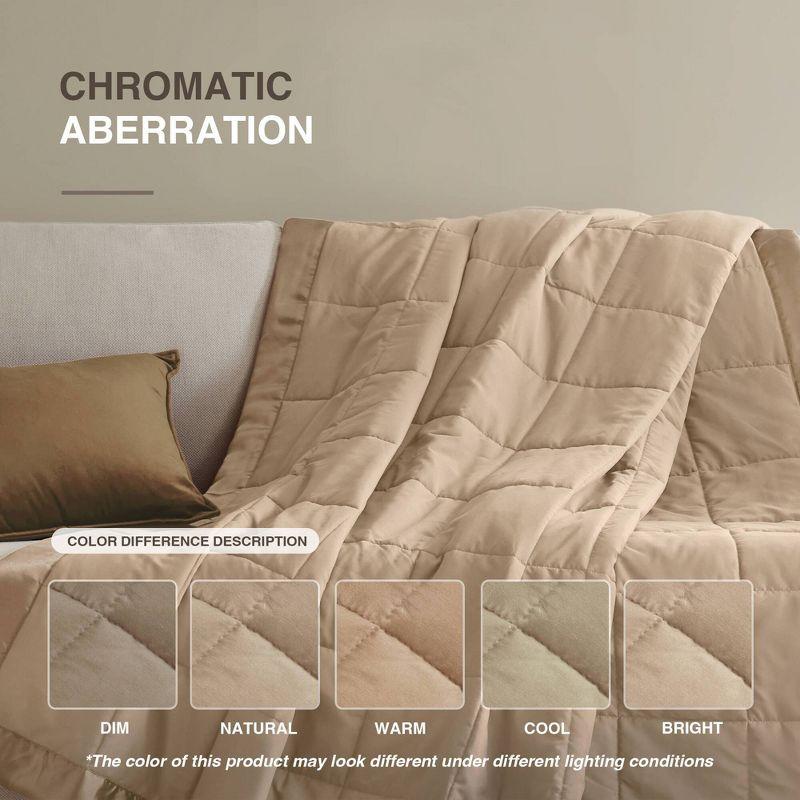 Madison Park Lightweight Down Alternative Blanket with Satin Trim