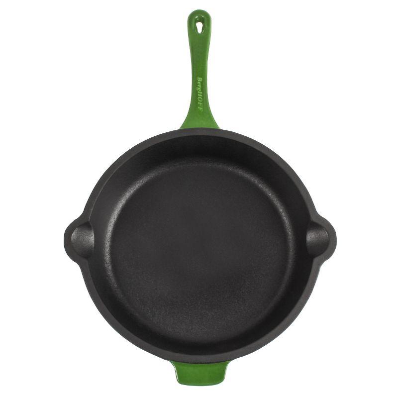 BergHOFF BergHOFF Neo 5Pc Cast Iron Set: 5Qt and 8Qt Covered Dutch Ovens and 10" Fry Pan