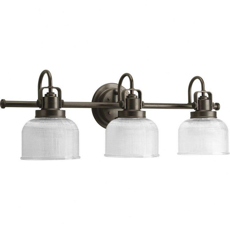 Rosser 3 Light Transparent Dimmable Vanity Light