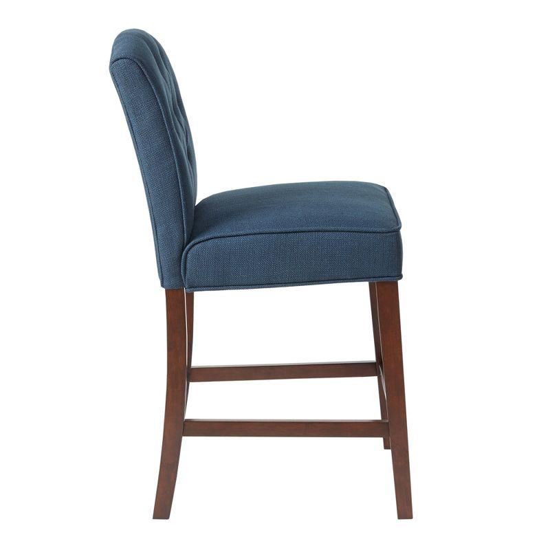 Khloe Tufted Counter Height Barstool Navy - Madison Park