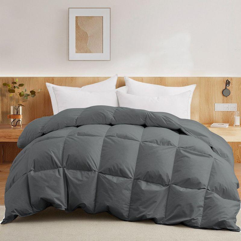 Peace Nest All Season White Goose Down Comforter