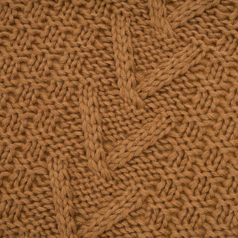 EverGrace Ratree Chunky Reversible Throw Pillow