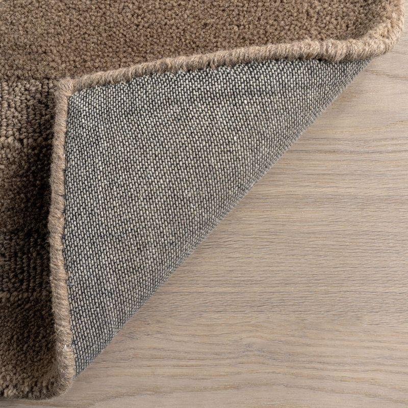 Nuloom Vestry Striped Wool Area Rug, 6' x 9', Brown