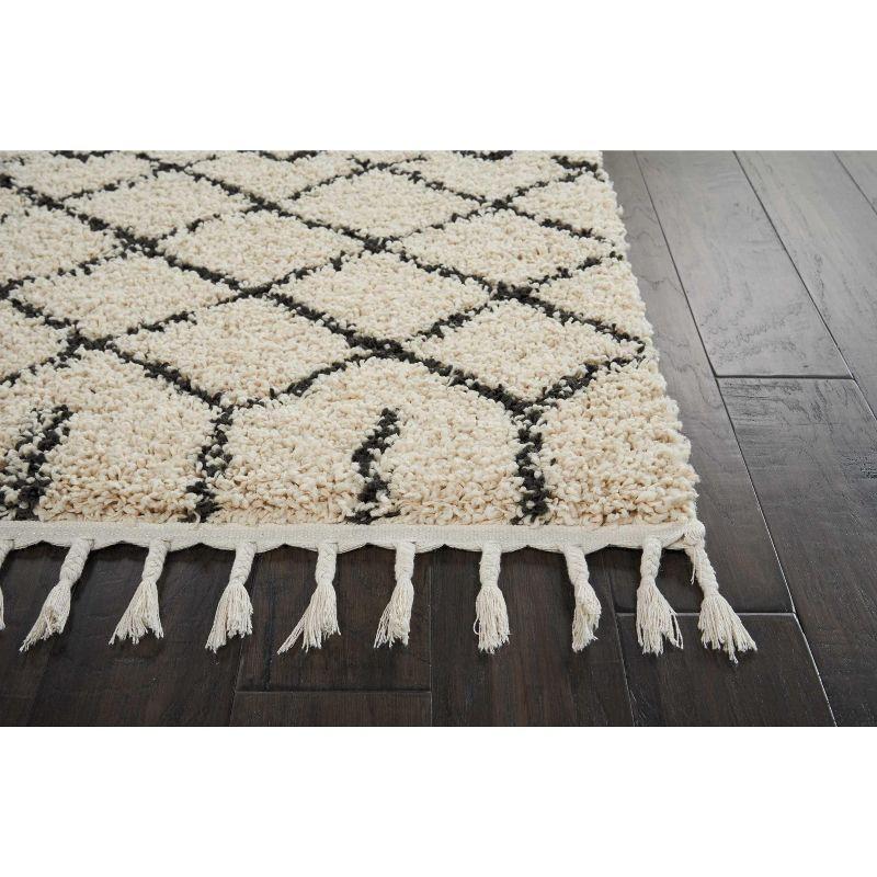 Nourison Diamond Shag Handloomed Area Rug