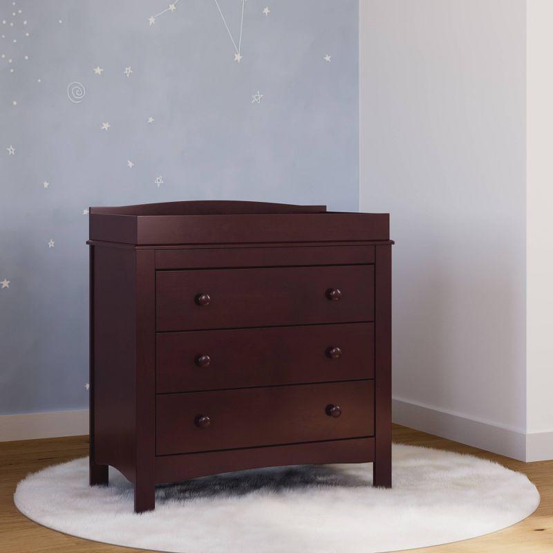 Noah 3 Drawer Chest with Changing Topper