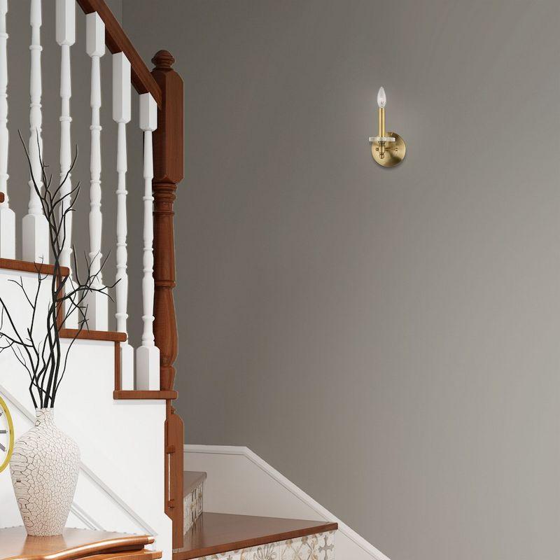 Livex Lighting Bennington 1 - Light Wall Light in  Antique Brass