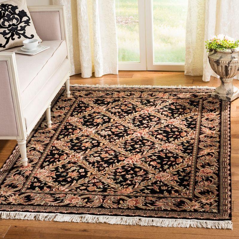 Royal Kerman Hand Knotted Wool Floral Rug