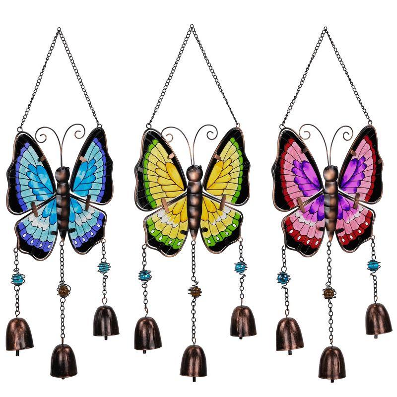 Northlight Metal Butterfly Outdoor Garden Suncatchers - 21" - Set of 3