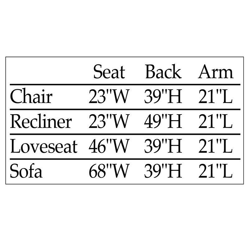 Collections Etc Reversible Quilted Furniture Protector Cover