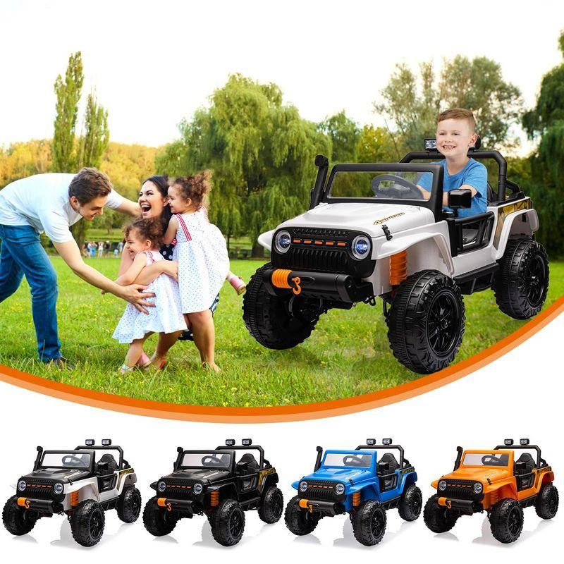 24V Kids 2 Seater Ride On Truck Car Electric Vehicles w/Remote Control