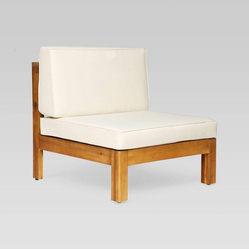 Highland Dunes 30.3'' Acacia Outdoor Patio Sofa