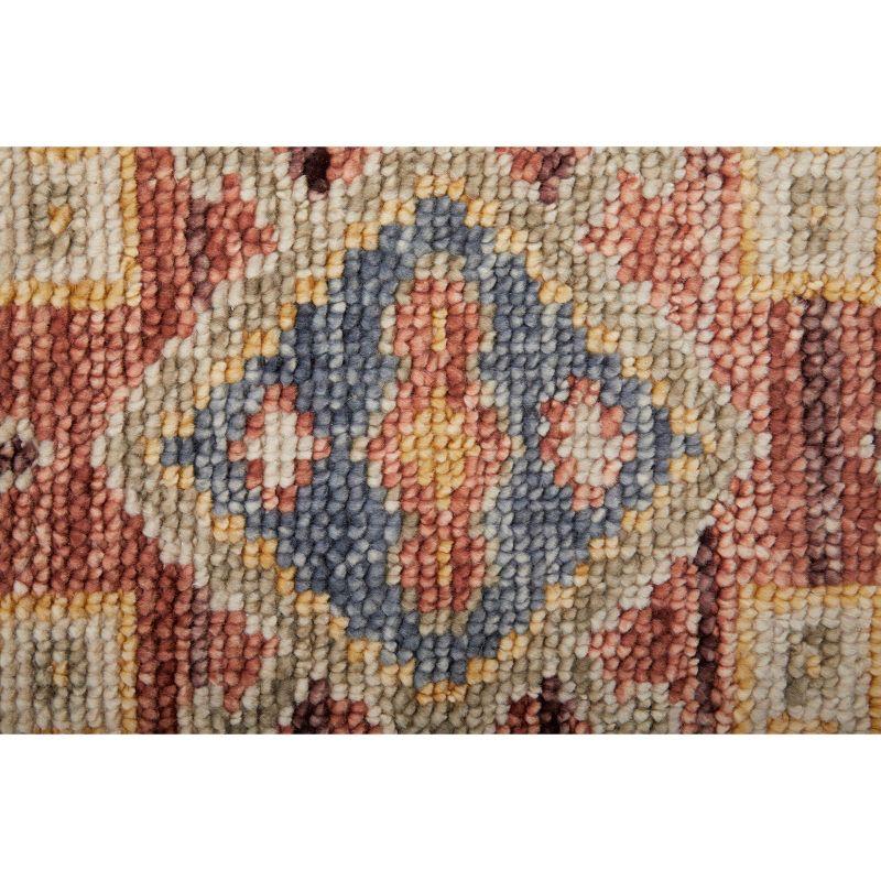 Fillmore Transitional Medallion Red/Ivory/Gold Area Rug
