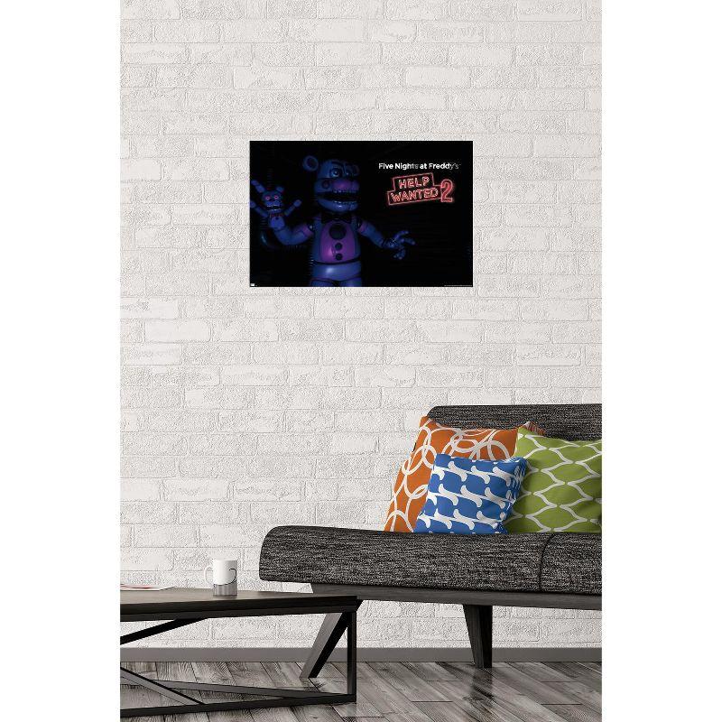 Five Nights at Freddy's Funtime Freddy Gaming Poster with Mount