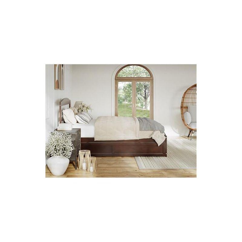 AFI Furnishings Warren Platform Bed F with Footboard & T Trundle AW