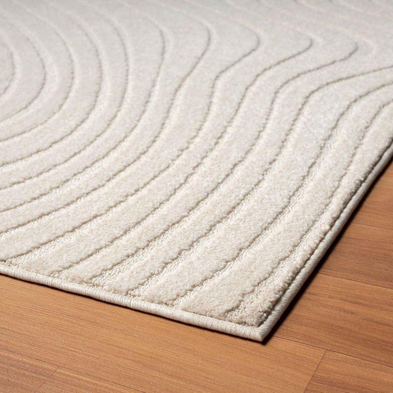 Luxe Weavers Abstract Wave Area Rug