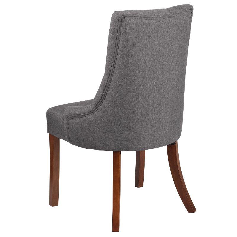 Flash Furniture HERCULES Paddington Series Gray Fabric Tufted Chair