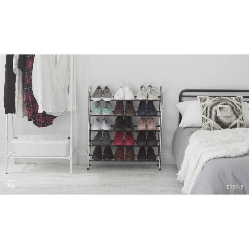 15 Pair Stackable Shoe Rack