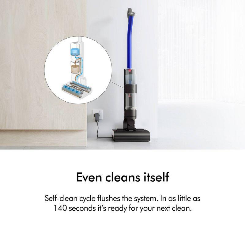 Dyson WashG1 Wet Cleaner Matte Black/Blue: Bagless, Battery-Powered, 4 Speeds, Hardwood & Hard Floor, 2-Year Warranty