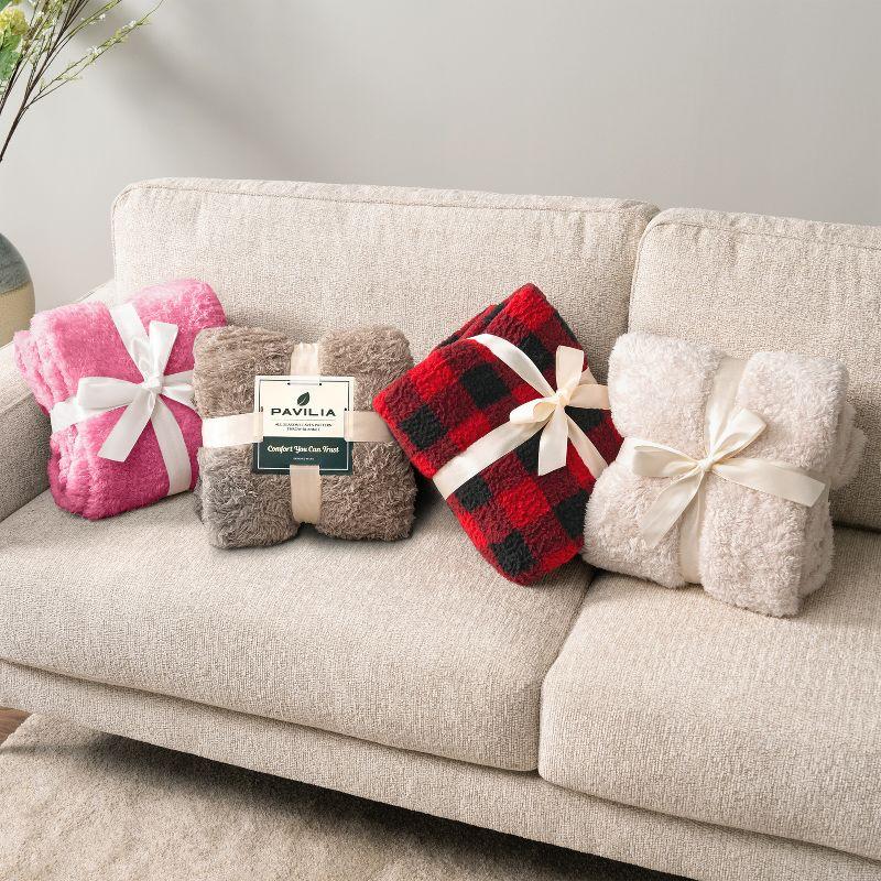 Pavilia Hand Woven Throw Blanket