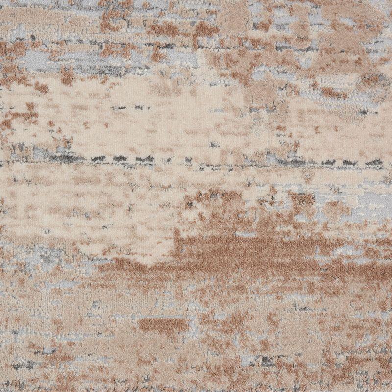 Nourison Rustic Textures Modern Indoor Area Rug Beige 7'10" x 10'6"