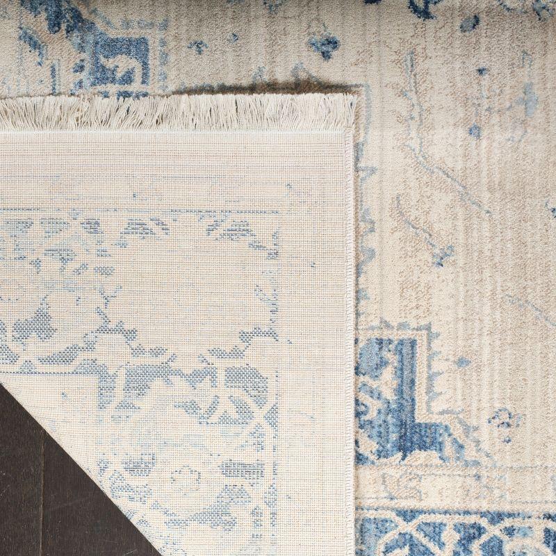 Vintage Persian VTP447 Power Loomed Indoor Accent Rug - Ivory/Blue - 3'x5' - Safavieh