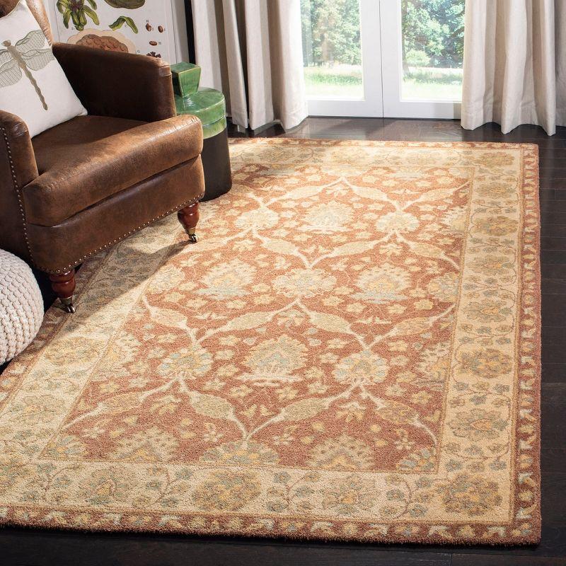Antiquity AT315 Hand Tufted Accent Rug - Brown/Taupe - 2'x3' - Safavieh.